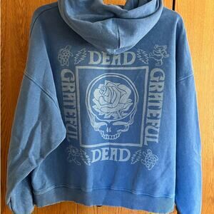 American Eagle pullover hoodie sweatshirt, Blue, Women's size L